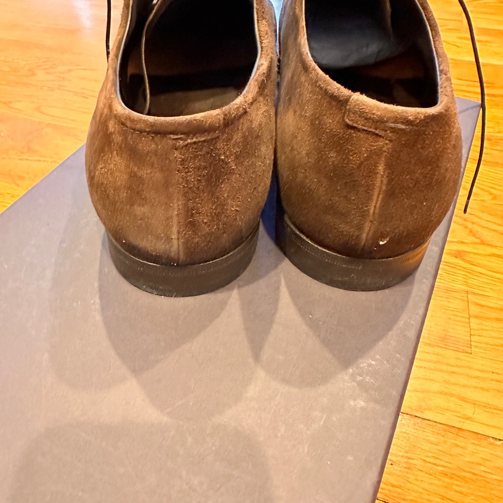 Prada Derby men’s suede shoes - 9.5 - Picture 9 of 11